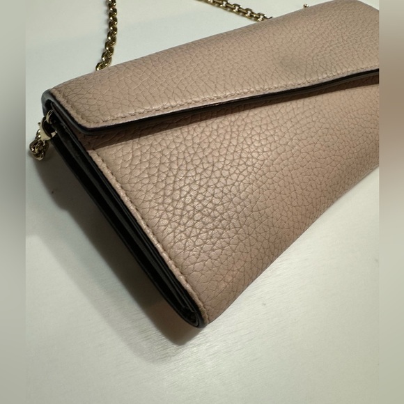 Dior leather saddle wallet on chain - Picture 2 of 16